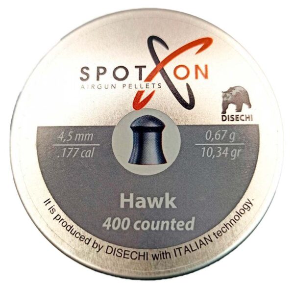 Spoton Hawk Pellets (4.5 mm, 0.67 g, 400 pcs.)