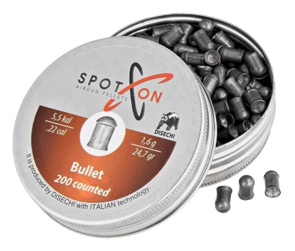 Spoton Bullet Pellets (5.5 mm, 1.6 g, 200 pcs.)