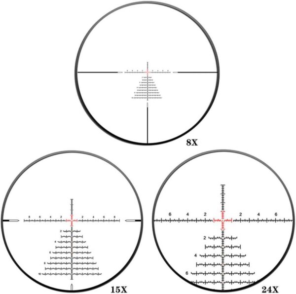 Riflescope Discovery Optics LHD 6-24×50 SFIR FFP-Z Zero-Stop (30 mm, illuminated)