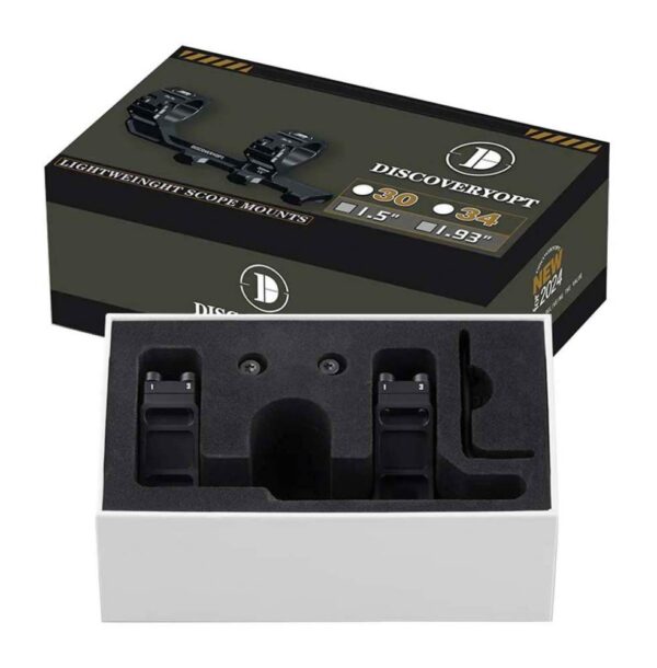 Discovery Optics One-Piece Mount (30 mm) Extra High for Weaver/Picatinny, Base Height – 34 mm