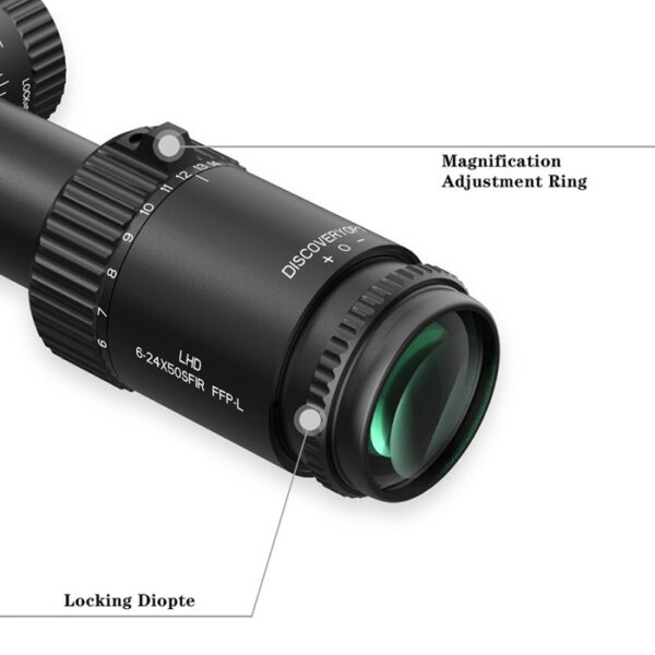 Riflescope Discovery Optics LHD 6-24×50 SFIR FFP-Z Zero-Stop (30 mm, illuminated)