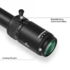 Riflescope Discovery Optics MS 2-10×40 IR (25.4 mm, illuminated)