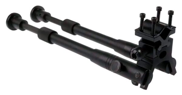 Buvele Bipod with Barrel Mount Adapter — 24.1–29.2 cm (Adjustable)