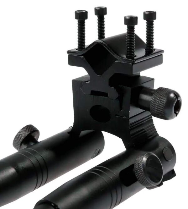 Buvele Bipod with Barrel Mount Adapter — 24.1–29.2 cm (Adjustable)