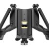 Buvele Carbon Bipod for sling swivel stud (height 15.2 – 22.9 cm) with Weaver/Picatinny adapter.