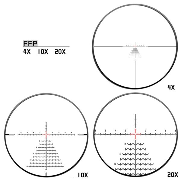 Riflescope Discovery Optics ED-PRS GEN2 4-20×52 SFIR FFP-L