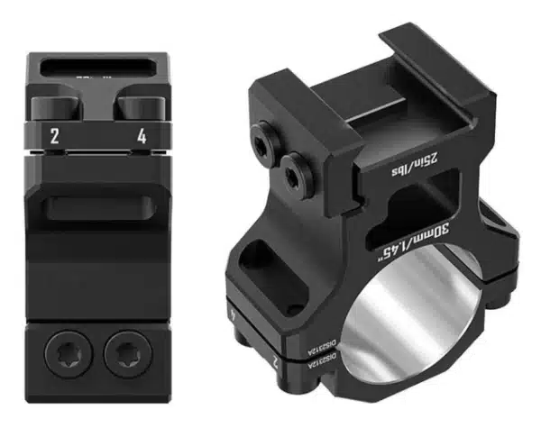 Discovery Scope Mount Rings 6061 Series (30 mm) High for Picatinny. Height – 22 mm