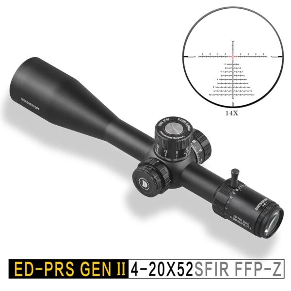 Riflescope Discovery Optics ED-PRS GEN2 4-20×52 SFIR FFP-L
