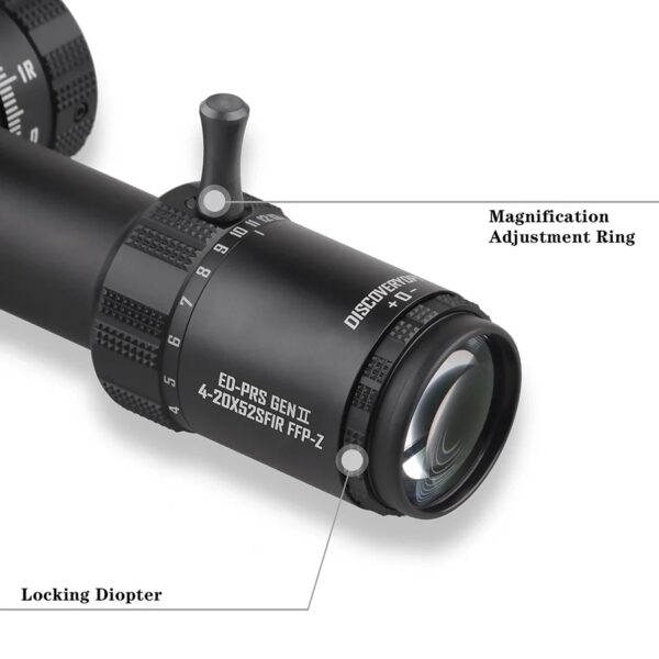 Riflescope Discovery Optics ED-PRS GEN2 4-20×52 SFIR FFP-L