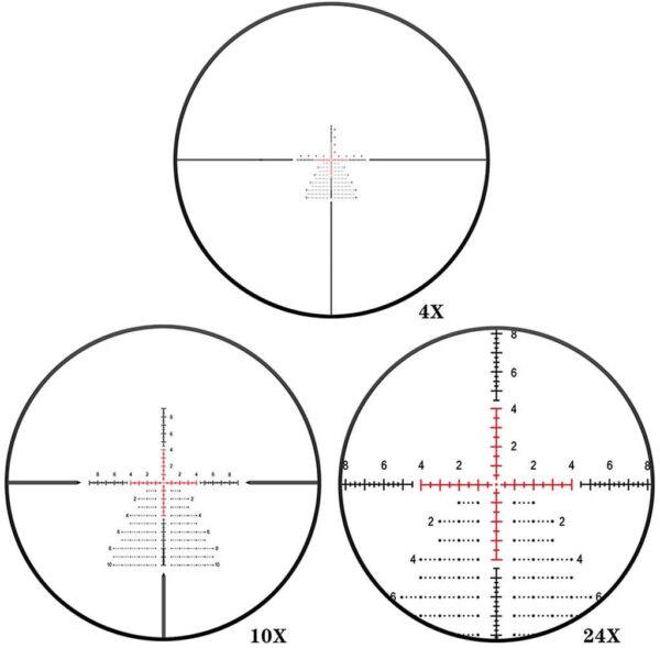 Riflescope Discovery Optics HD GEN2 4-24×50 SFIR FFP Zero-Stop