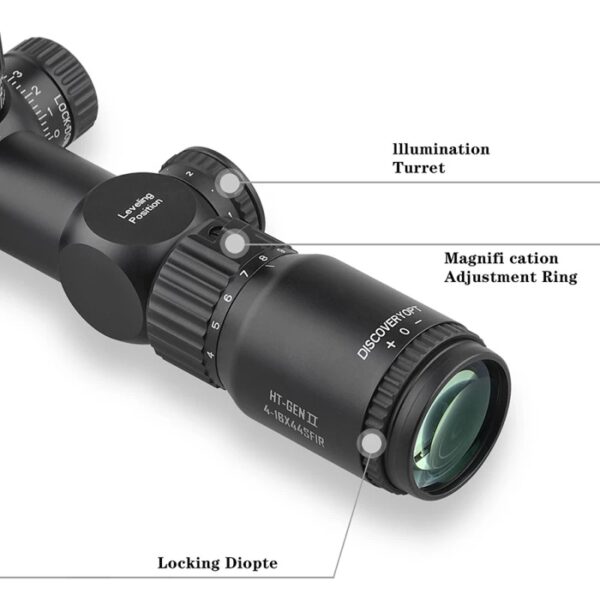 Riflescope Discovery Optics HT Gen2 4-16×44 SFIR FFP