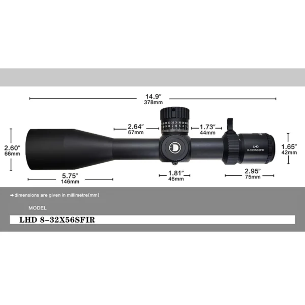 Riflescope Discovery Optics LHD 8-32X56SFIR FFP-Z