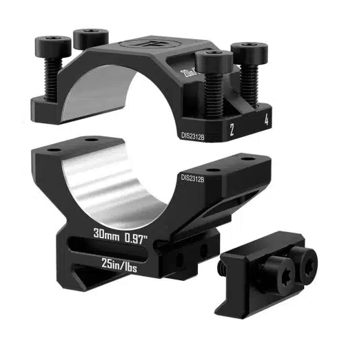 Discovery Scope Mount Rings 6061 Series (30 mm) Low for Picatinny. Height – 9.5 mm