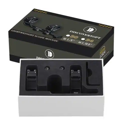 Discovery Optics One-Piece Mount (34 mm) Extra High for Weaver/Picatinny, Base Height – 32 mm