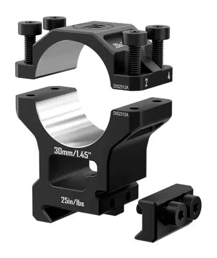 Discovery Scope Mount Rings 6061 Series (30 mm) High for Picatinny. Height – 22 mm