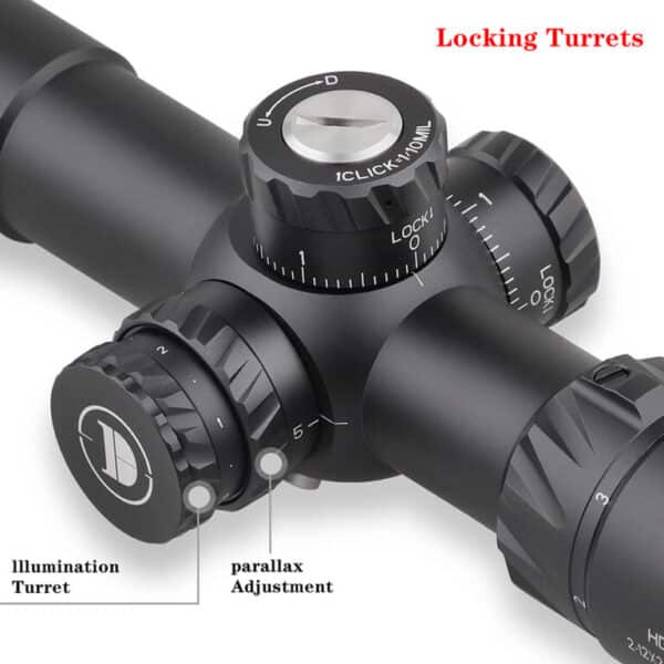 Discovery Optics HD 2-12×24 SFIR FFP Riflescope (30 mm, illuminated reticle)