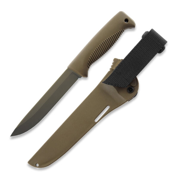 Peltonen M95 Ranger Knife FDE Coyote Handle (cerakote coyote, composite)