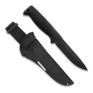 Peltonen M07 Ranger Knife – Black Handle (Cerakote Blade, Composite Sheath)