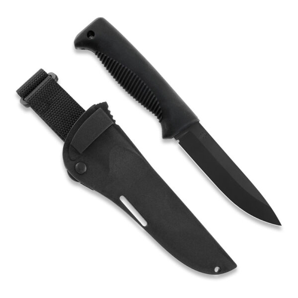 Peltonen M07 Ranger Knife – Black Handle (Cerakote Blade, Composite Sheath)