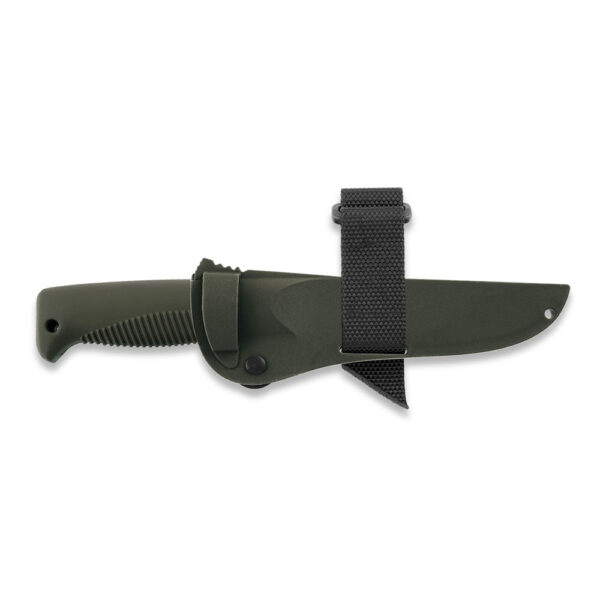 Peltonen M07 Ranger Knife – Green Handle (Green Blade, Composite Sheath)