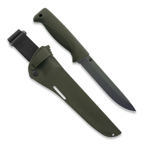 Peltonen M95 Ranger Knife OD Green Handle (cerakote green, composite)