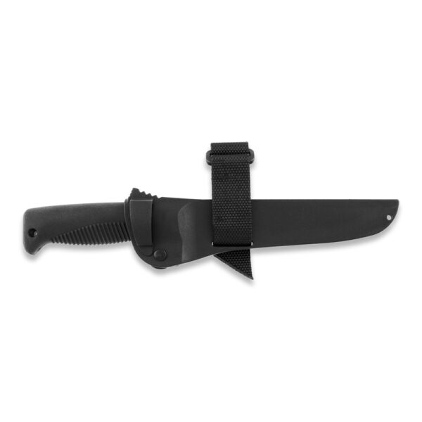 Peltonen M95 Ranger Knife – Black Handle, Uncoated Blade, Composite Sheath.