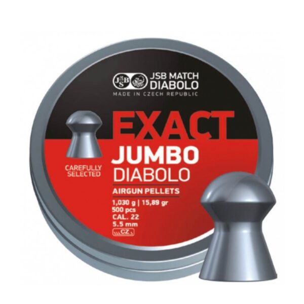 JSB Diabolo Exact Jumbo pellets 1.035 g, 500 pcs