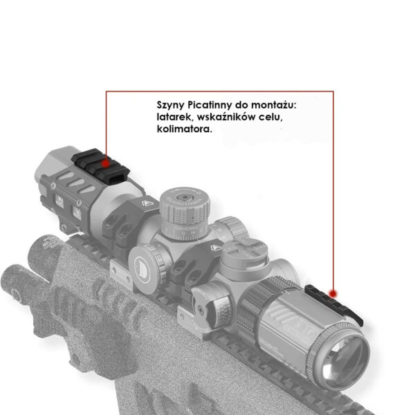 Riflescope Discovery Optics WG 1.2-6X24IRAI SFP-MOA