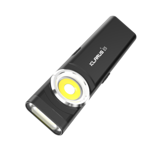 KLARUS E5 Magnetic EDC Flashlight – Ultra-Light Dual Light Pocket Flashlight with USB-C Charging