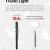 KLARUS E5 Magnetic EDC Flashlight – Ultra-Light Dual Light Pocket Flashlight with USB-C Charging