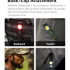 KLARUS E5 Magnetic EDC Flashlight – Ultra-Light Dual Light Pocket Flashlight with USB-C Charging