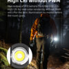 KLARUS E5 Magnetic EDC Flashlight – Ultra-Light Dual Light Pocket Flashlight with USB-C Charging