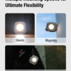 KLARUS CL5 Compact Camping Light – 650 Lumens, USB-C Rechargeable, Magnetic Base