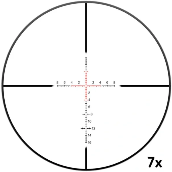 Riflescope Discovery Optics HD 3-12×44 SFIR (30 mm Tube, Illuminated Reticle)