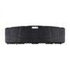 Megaline black gun case 118 × 30 × 11 cm with clasps
